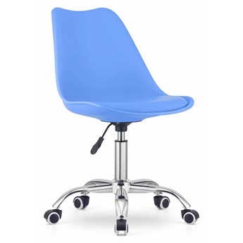 Krzesło obrotowe biurowe MSA009 niebieskie