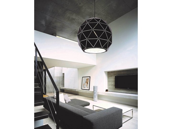 Lampa wisząca Lumina Deco LDP-7412-1-BK Bokka Metal Ilość źródeł światła 1 źródło Kategoria Lampy wiszące