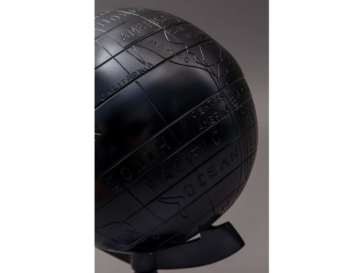 Dutchbone :: Globus aluminiowy Miles S Metal Kategoria Figury i rzeźby Globusy Kolor Czarny