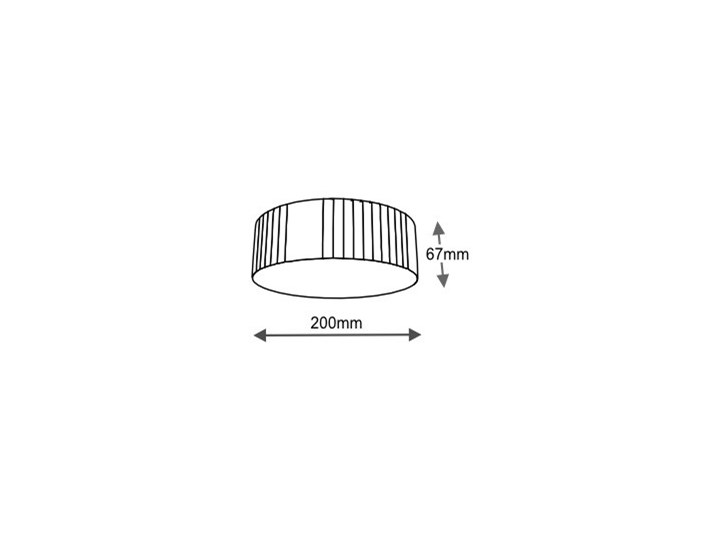 Shilo :: Plafon / lampa sufitowa / ZAMA 127 (GX53) Oprawa stropowa Kolor Czarny