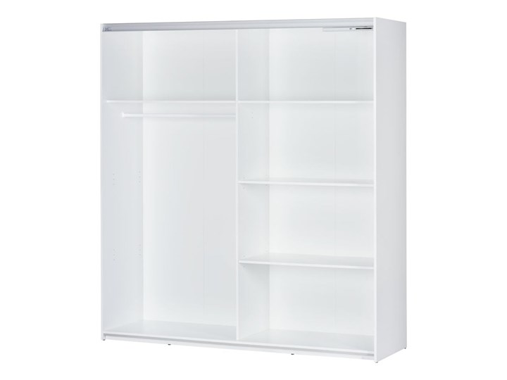 Szafa Wenecja - Kolor: Dąb Sonoma/Biały 183x202x60 Głębokość 60 cm Płyta MDF Wysokość 202 cm Szerokość 183 cm Drewno Rodzaj drzwi Przesuwne