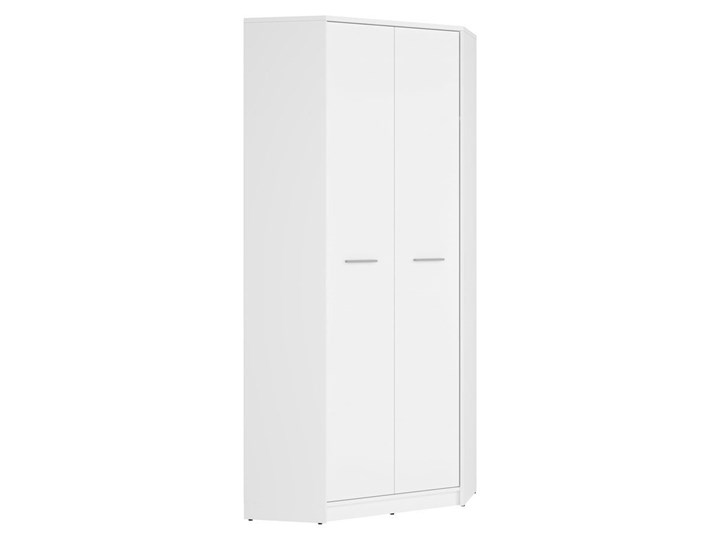 Szafa Narożna Nepo Plus - Kolor: Biały 80x197x80 Głębokość 80 cm Typ Narożne Wysokość 197 cm Szerokość 80 cm Pomieszczenie Garderoba