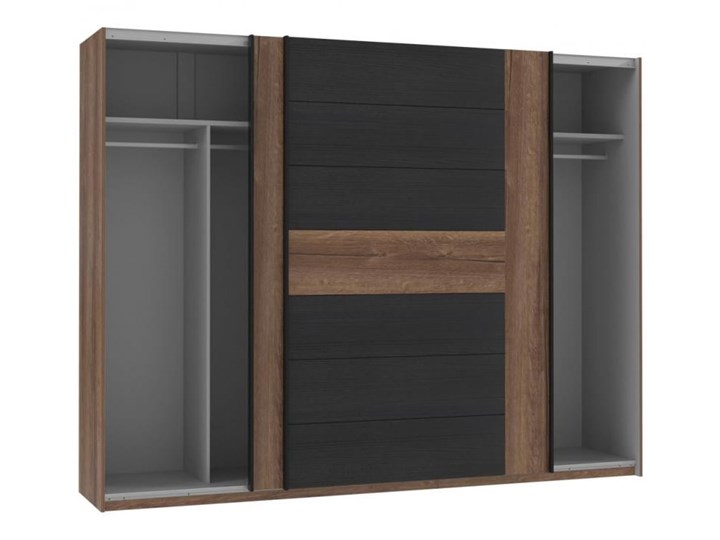 Szafa Bellevue 270x210x61 Drewno Szerokość 270 cm Płyta MDF Wysokość 210 cm Głębokość 61 cm Ilość drzwi Dwudrzwiowe