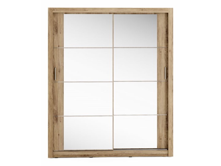Szafa Arti 03 Płyta MDF Metal Płyta laminowana Drewno Rodzaj drzwi Przesuwne Kategoria Szafy do garderoby