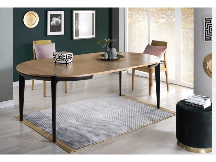 Stół okrągły 120 rozkładany Orion Rozkładanie Rozkładane Drewno Styl Minimalistyczny