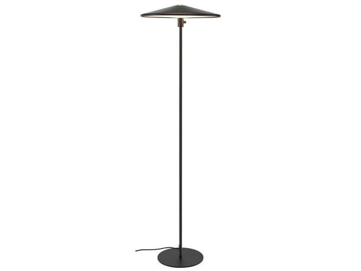 Lampa podłogowa LED metalowa czarna 140 cm Funkcje Lampa LED Lampa LED Kolor Czarny