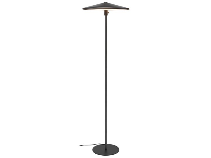 Lampa podłogowa LED metalowa czarna 140 cm Lampa LED Funkcje Lampa LED