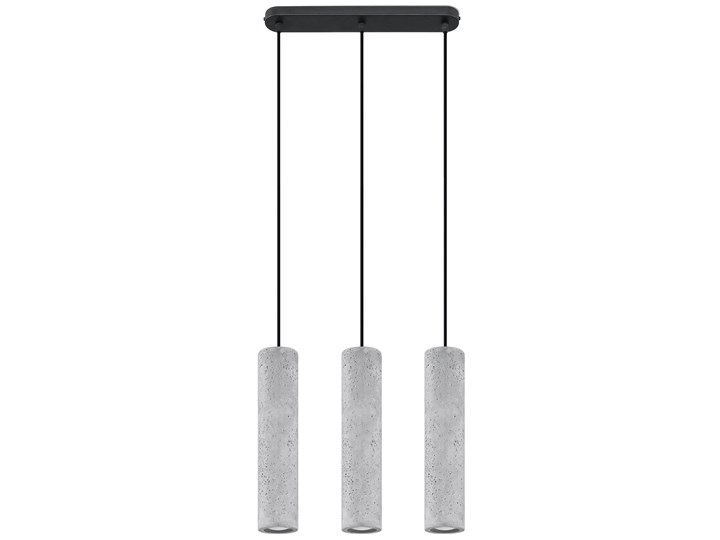 Lampa wisząca 3-punktowa klosz betonowy 40x100 cm Lampa z kloszem Kategoria Lampy wiszące
