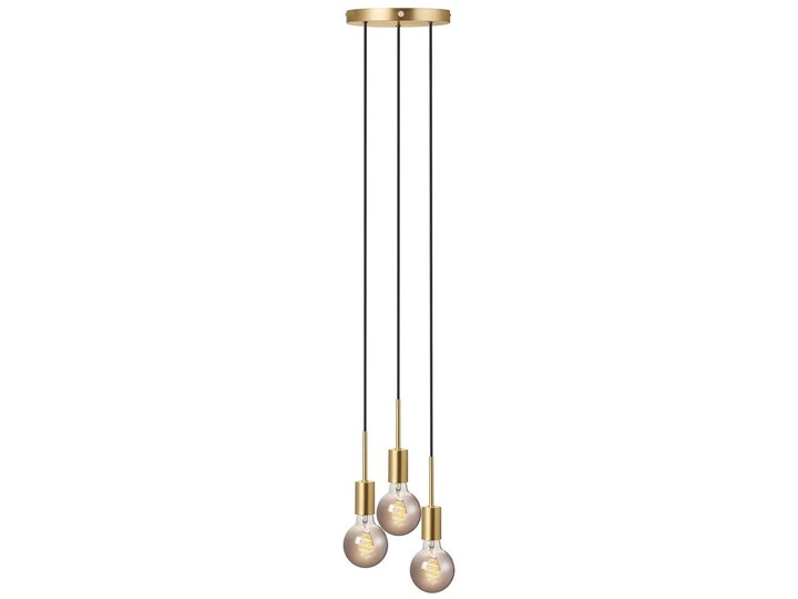 Lampa wisząca 3-punktowa złota 18x17 cm Kategoria Lampy wiszące