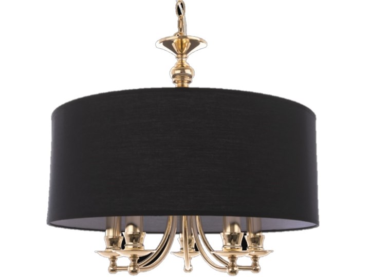 LAMPA METALOWA ZŁOTA Z ABAŻUREM DO WYBORU PRIME GOLD 50 X 100 CM Ramka na zdjęcia Kolor Czarny