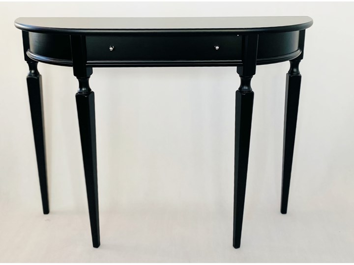KONSOLKA DREWNIANA KOLOR MATOWY CZARNY OKUCIA DO WYBORU WIKTORIA 30X74X100CM Płyta MDF Głębokość 30 cm Drewno Wysokość 74 cm Z szufladą Szerokość 100 cm Kategoria Konsole