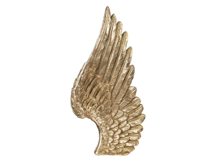 DEKORACJA WISZĄCA ZŁOTE SKRZYDŁO ANGEL GOLD 41x20x6CM Tworzywo sztuczne Anioły Kategoria Figury i rzeźby