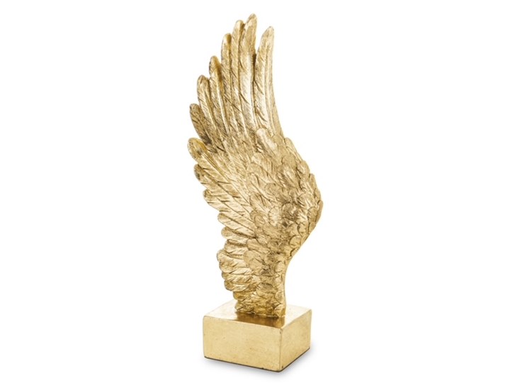 FIGURKA ZŁOTE SKRZYDŁO NA POSTUMENCIE WYBIERZ ROZMIAR ANGEL Kategoria Figury i rzeźby Tworzywo sztuczne Anioły Kolor Złoty