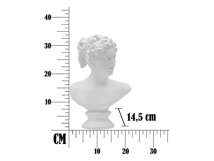 Biała figurka dekoracyjna Mauro Ferretti Roman Woman Kategoria Figury i rzeźby