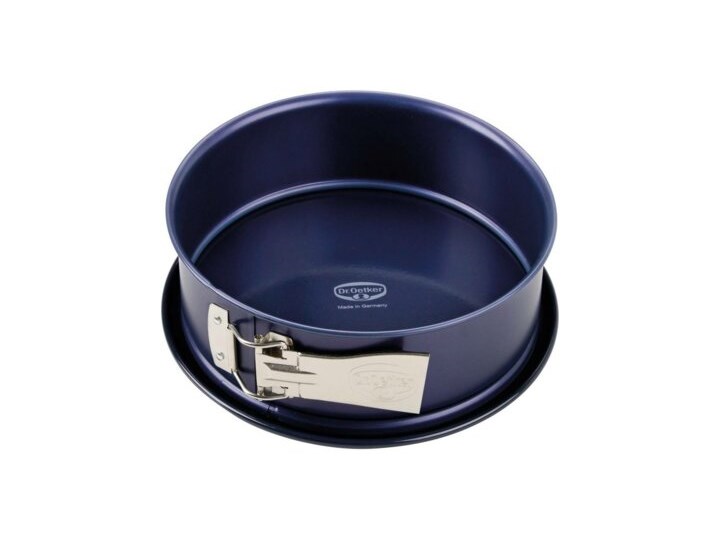 Forma do pieczenia DR OETKER Emaille (26 cm) Do ciasta Stal Kategoria Formy i foremki Tortownice Kolor Szary