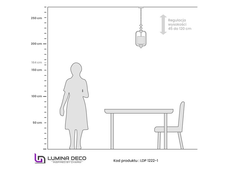 LAMPA WISZĄCA LOFT CHROMOWANA ATLANTA W1 Metal Lampa z kloszem Kolor Srebrny Szkło Ilość źródeł światła 1 źródło