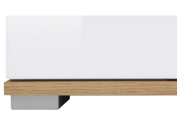 Komoda Zele - Kolor: Dąb Wotan 104x106x41 Płyta MDF Szerokość 106 cm Wysokość 106 cm Drewno Kategoria Komody