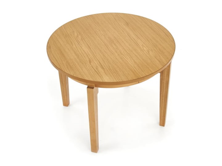 Stół Rozkładany Sorbus - Dł. po rozłożeniu: 200 cm Płyta MDF Drewno Średnica 100 cm Kształt blatu Okrągły