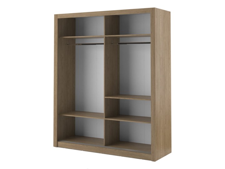Szafa Arti 03 Rodzaj drzwi Przesuwne Płyta MDF Drewno Płyta laminowana Metal Pomieszczenie Garderoba