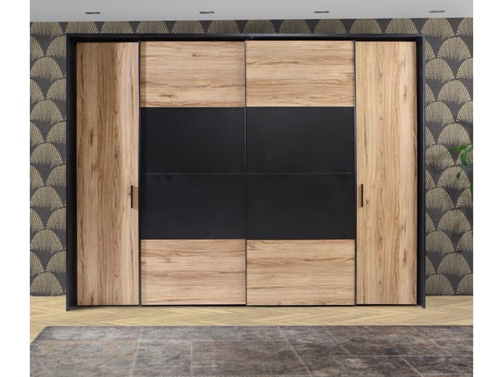 Duża i pojemna szafa do sypialni Delate 270.3x210x61.2 Głębokość 61 cm Wysokość 210 cm Styl Nowoczesny