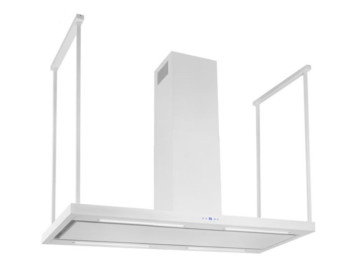Okap wyspowy Centropolis White Matt 150 cm Sterowanie Elektroniczne
