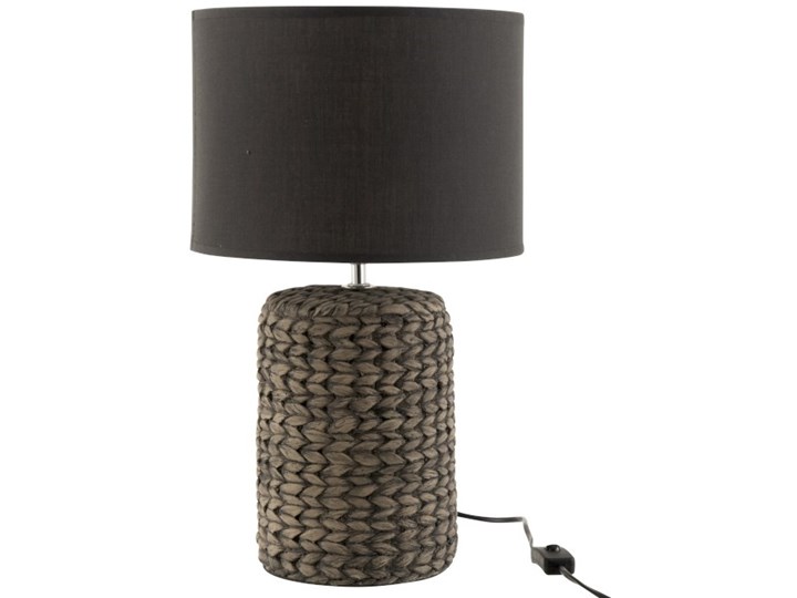 Lampa stołowa szara Ø28x46 cm Kategoria Lampy stołowe