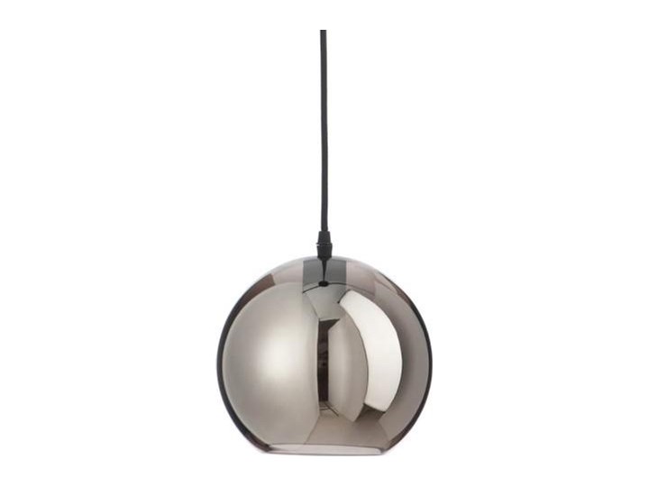 Lampa wisząca Glass Ball Ø20x205 cm srebrna Lampa kula Szkło Kategoria Lampy wiszące