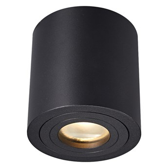 Lampa spot sufitowy do łazienki RONDIP SL GU10 50W wys. 9,5cm | czarny