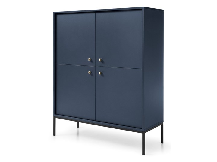 MONO Komoda granatowa 103,5x125,5x39 cm - Homla Kategoria Komody
