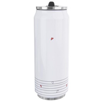 Kubek termiczny termos bidon serca serduszka PUSZKA 500 ml kod: O-128509