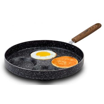 Patelnia granitowa NATURE do smażenia jajek naleśników pancakes na jajka 26 cm kod: O-10-144-113