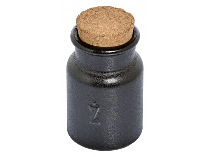 pojemnik na przyprawy, ceramika/korek, śred. 6 x 9,5 cm kod: ZS-076349