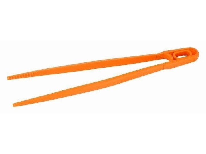 Szczypce silikonowe kuchenne pinzeta pęseta 30 cm kod: O-143905 Szczypce uniwersalne Kolor Pomarańczowy