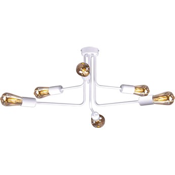 Biała lampa sufitowa w stylu loft - S143-Binta