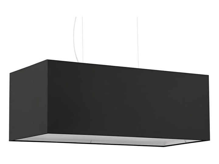 Żyrandol SANTA BIS 80 czarny Metal Stal Lampa z kloszem Tkanina Kategoria Lampy wiszące