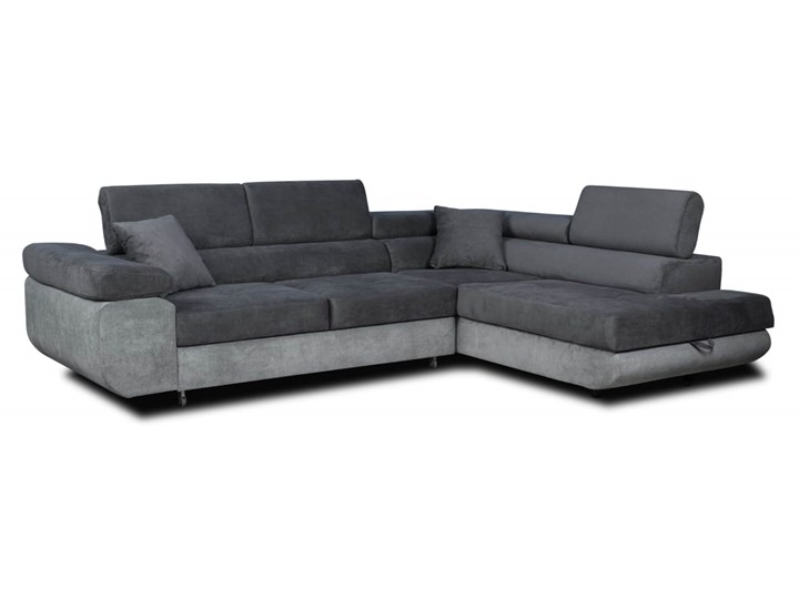 Nowoczesny narożnik z funkcją spania 272x205 TONNY / Kolory do wyboru Szerokość 272 cm Wysokość 72 cm Prawostronne Głębokość 205 cm Materiał obicia Tkanina