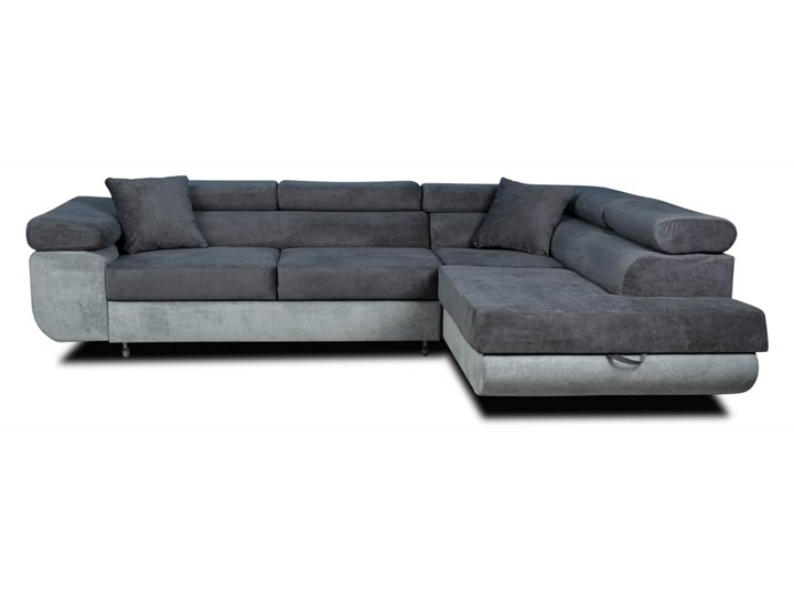 Narożnik z funkcją spania 272x205 TONNY / Kolory do wyboru Szerokość 272 cm Liczba miejsc Trzyosobowy Prawostronne Głębokość 201 cm Wysokość 71 cm Kolor Szary