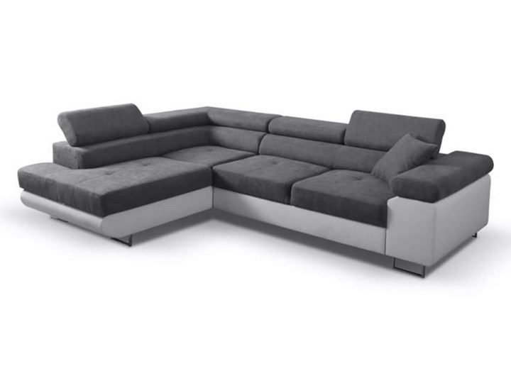 Narożnik z funkcją spania 272x205 TONNY / Kolory do wyboru Prawostronne Głębokość 201 cm Szerokość 272 cm Wysokość 71 cm Styl Nowoczesny Kolor Szary