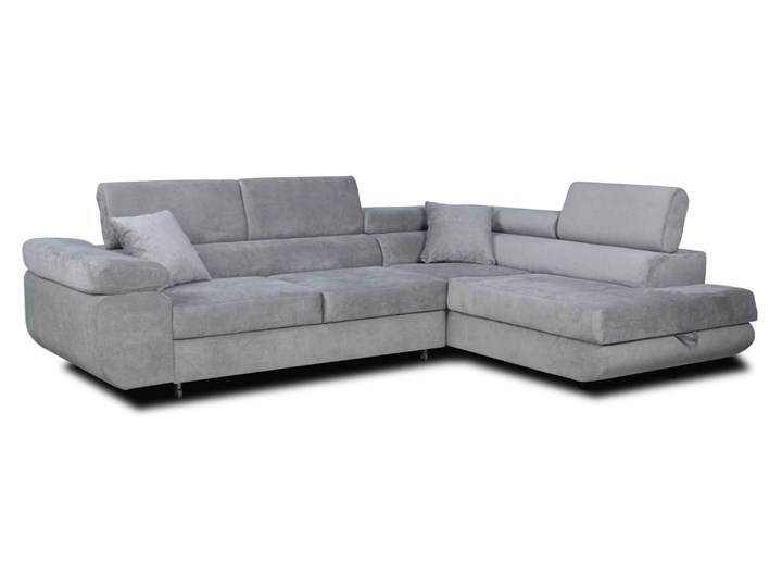 Narożnik do salonu z funkcją spania 272x205 TONNY / Kolory do wyboru Lewostronne Kolor Szary Szerokość 272 cm Głębokość 220 cm Prawostronne Wysokość 72 cm Nóżki Na nóżkach