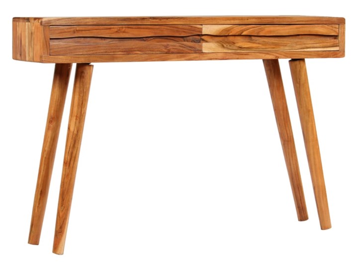 Konsola z drewna akacjowego - Aldea Drewno Szerokość 118 cm Wysokość 80 cm Styl Vintage Z szufladą Styl Tradycyjny
