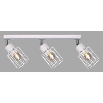 Biała 3-punktowa lampa sufitowa loft - S149-Andera