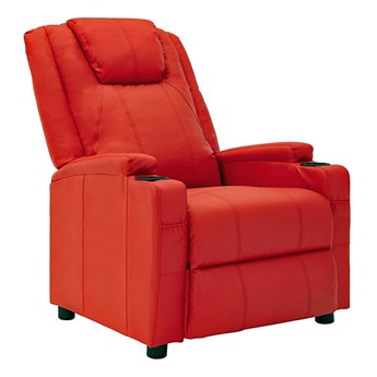 Czerwony nowoczesny fotel - Rosario