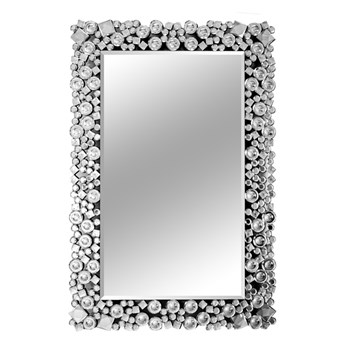 Lustro z kryształkami w stylu glamour 60x90 cm 13tm171PM