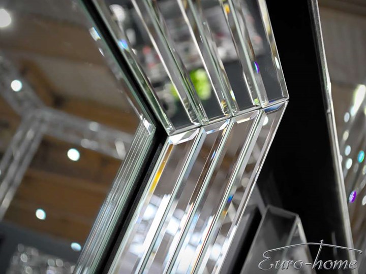 Eleganckie lustro w lustrzanej oprawie 80x120 cm 14TM104 Kategoria Lustra Pomieszczenie Salon