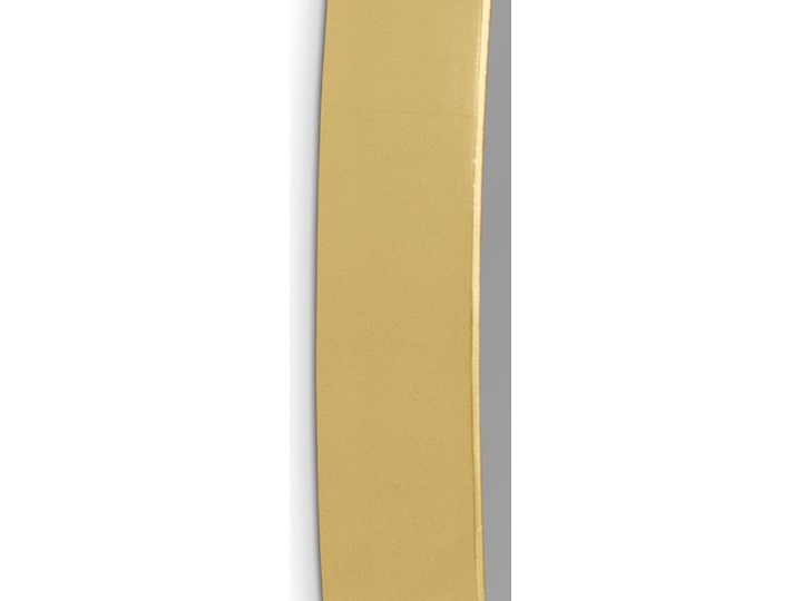 Podłużne lustro w złotej ramie 23x97x4 cm 16F-572 Ścienne Lustro z ramą Owalne Styl Nowoczesny