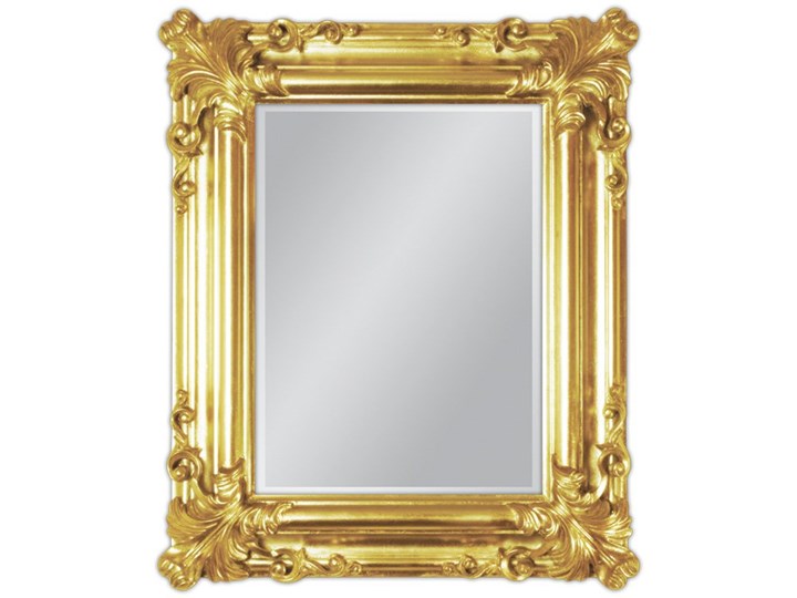 Lustro w złotej oprawie 50x60 cm 21023 Lustro z ramą Ścienne Prostokątne Kategoria Lustra