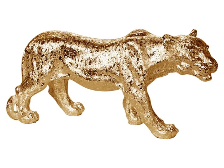 Złota figura lwicy 52x14x25 cm A453-2G