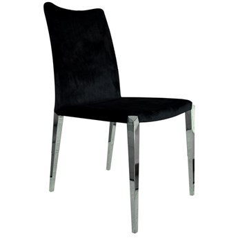 Welurowe minimalistyczne krzesło 56x45x89 cm CY6132B