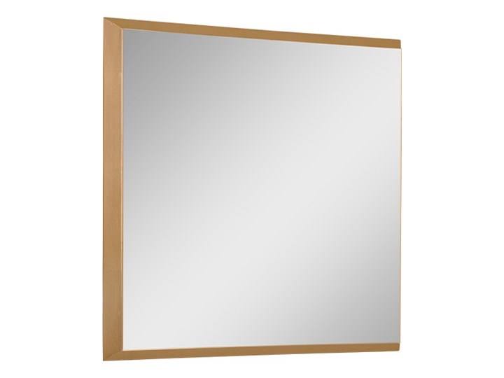 Nowoczesne lustro w złotej ramie 53x53 cm 12F-390 Pomieszczenie Salon Ścienne Pomieszczenie Łazienka