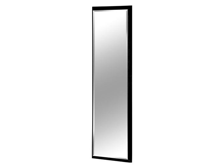 Nowoczesne fazowane lustro w czarnej ramie 60x160 cm 12F-390 Ścienne Pomieszczenie Przedpokój